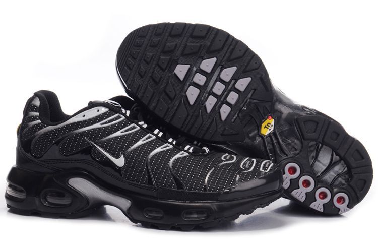 Nike Air Max TN Shoes Black Silver - Click Image to Close