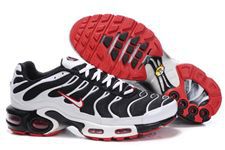 Nike Air Max TN Shoes Black White Red - Click Image to Close