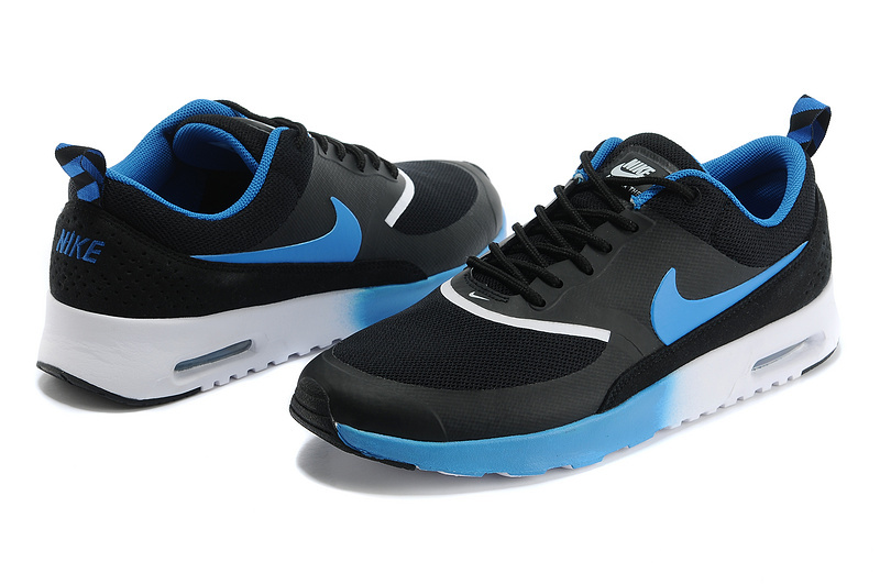Nike Air Max Thea 90 Shoes Black Blue - Click Image to Close