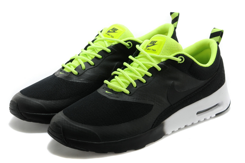 Nike Air Max Thea 90 Shoes Black Green - Click Image to Close