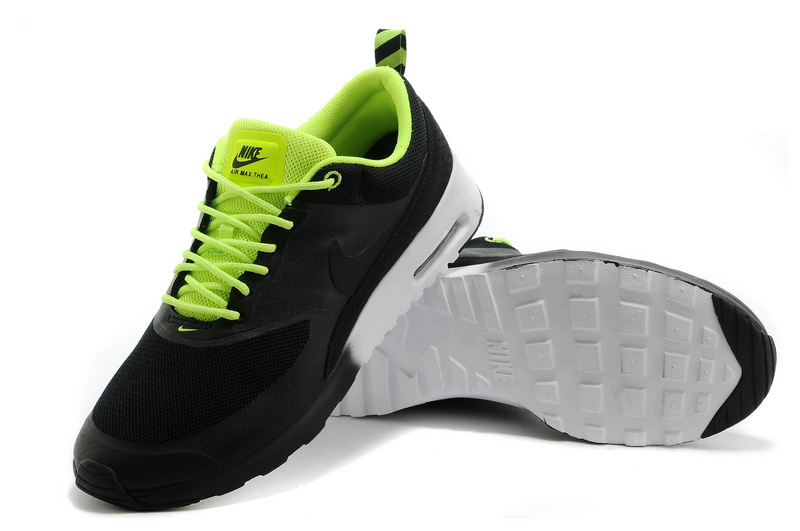 Nike Air Max Thea 90 Shoes Black Green - Click Image to Close