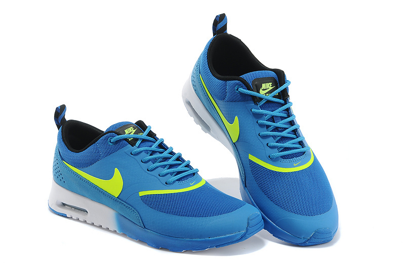 Nike Air Max Thea 90 Shoes Blue Yellow - Click Image to Close