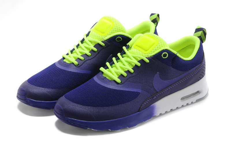 Women's Nike Air Max Thea 90 Shoes Dark Blue Green - Click Image to Close