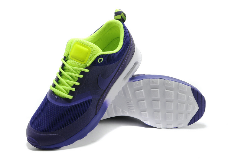 Women's Nike Air Max Thea 90 Shoes Dark Blue Green - Click Image to Close