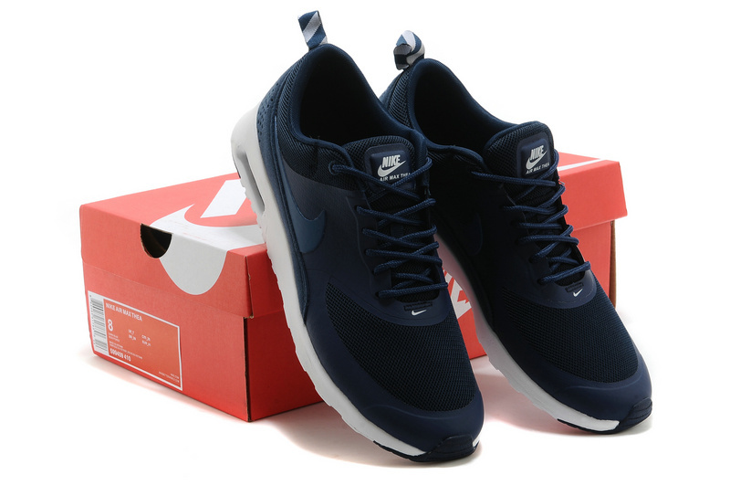 Nike Air Max Thea 90 Shoes Dark Blue - Click Image to Close