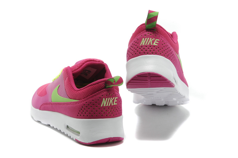 Women's Nike Air Max Thea 90 Shoes Dark Red Green - Click Image to Close