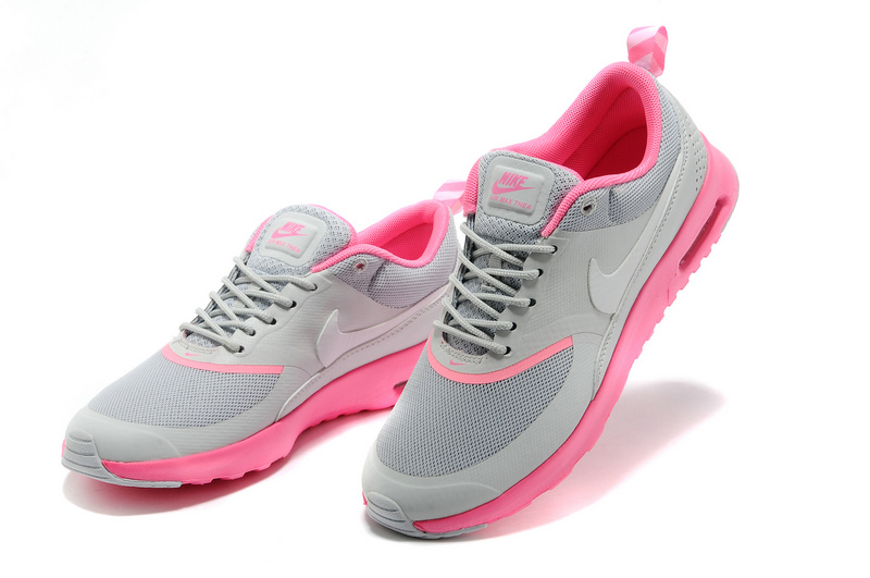 Women's Nike Air Max Thea 90 Shoes Grey Pink