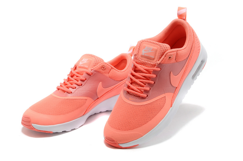 Women's Nike Air Max Thea 90 Shoes Orange White - Click Image to Close