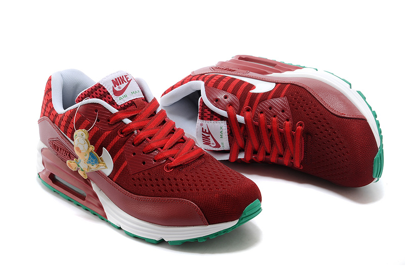 Nike Air Max World Cup Portugal Edition Wine Red Green - Click Image to Close