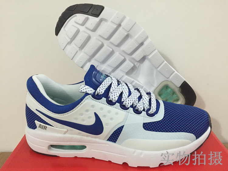 Nike Air Max Zero 87 II Blue White Women Shoes - Click Image to Close