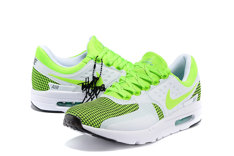 Nike Air Max Zero 87 II Green White Women Shoes - Click Image to Close