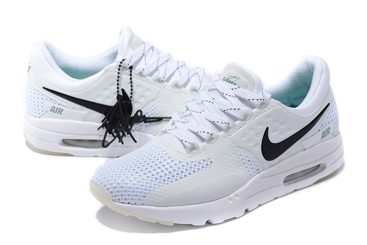 Nike Air Max Zero 87 II Midnight White Black Shoes - Click Image to Close