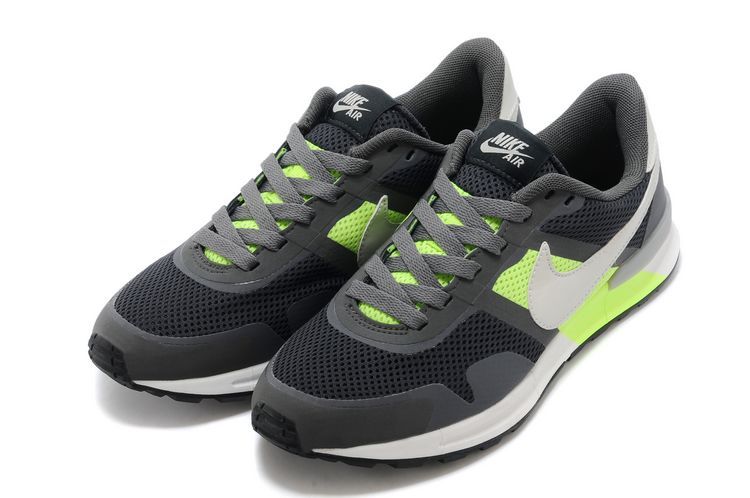 Nike Air Pegasus 8330 3M Running Shoes Black Green White - Click Image to Close