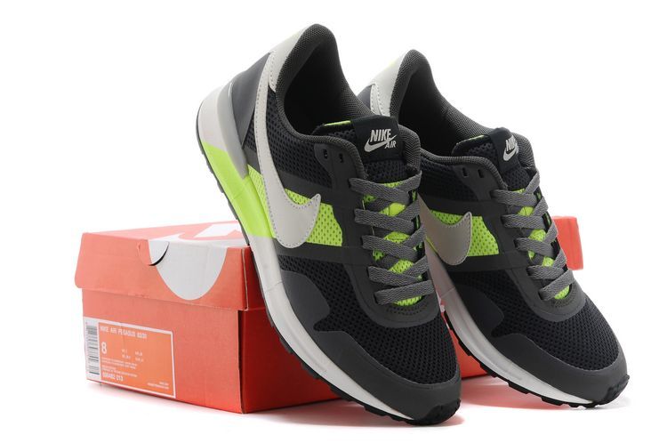 Nike Air Pegasus 8330 3M Running Shoes Black Green White - Click Image to Close