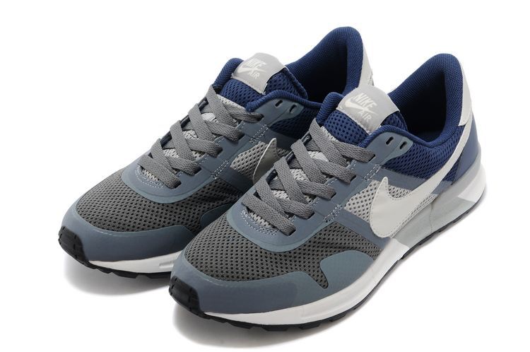 Nike Air Pegasus 8330 3M Running Shoes Grey White Blue - Click Image to Close