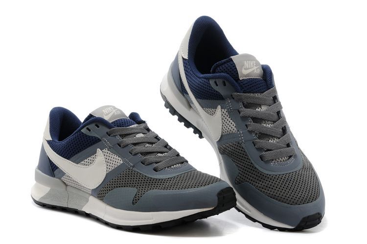 Nike Air Pegasus 8330 3M Running Shoes Grey White Blue - Click Image to Close