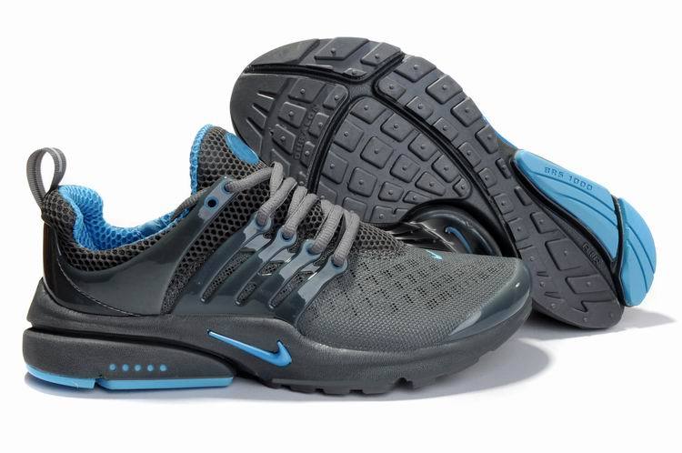 New Nike Air Presto 2 Carve All Grey Blue Sport Shoes With Big Holes - Click Image to Close