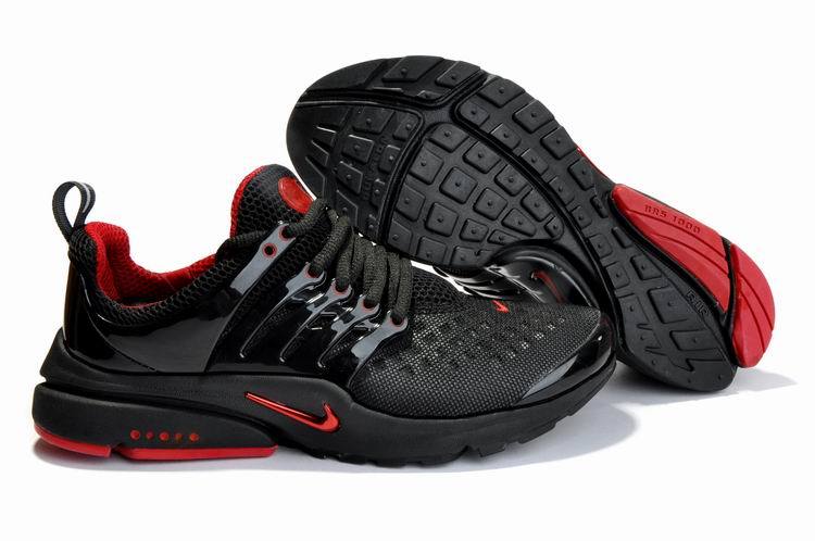 New Nike Air Presto 2 Carve Black Red Sport Shoes With Big Holes