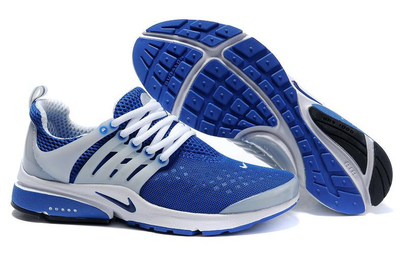 New Nike Air Presto 2 Carve Royal Blue White Sport Shoes With Big Holes