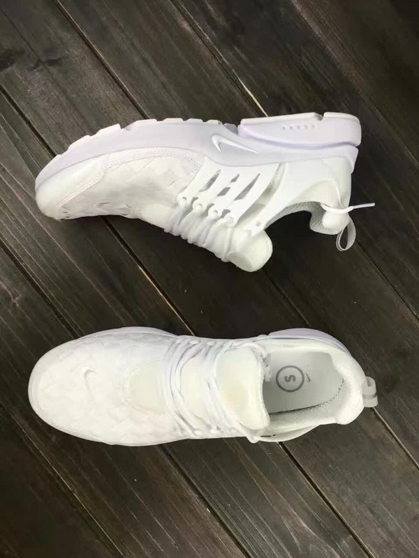Latest Nike Air Presto Flyknit All White Running Shoes