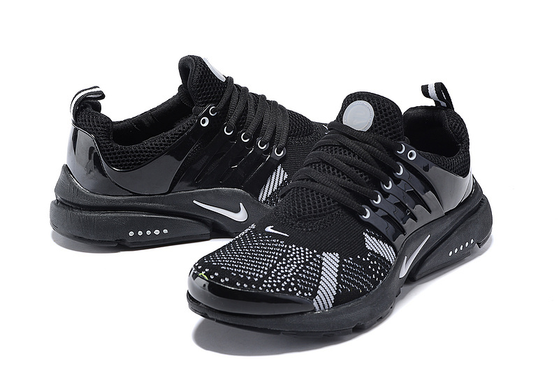 New Nike Air Presto Knit All Black Sport Shoes