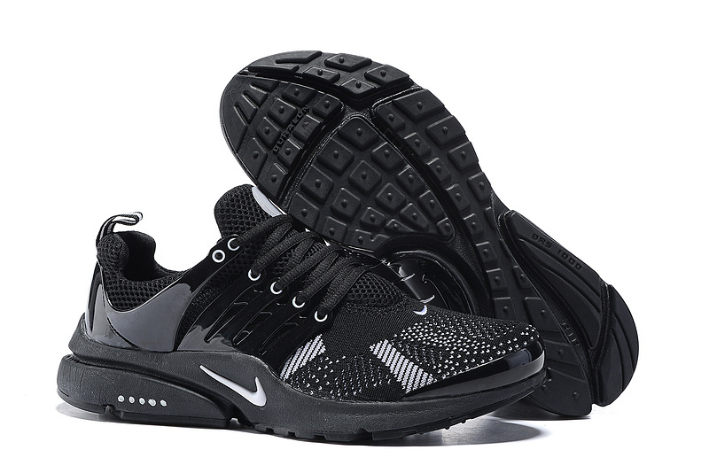 New Nike Air Presto Knit All Black Sport Shoes