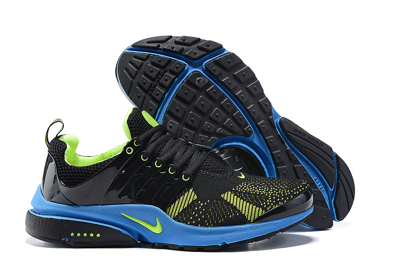 New Nike Air Presto Knit Black Green Blue Sport Shoes
