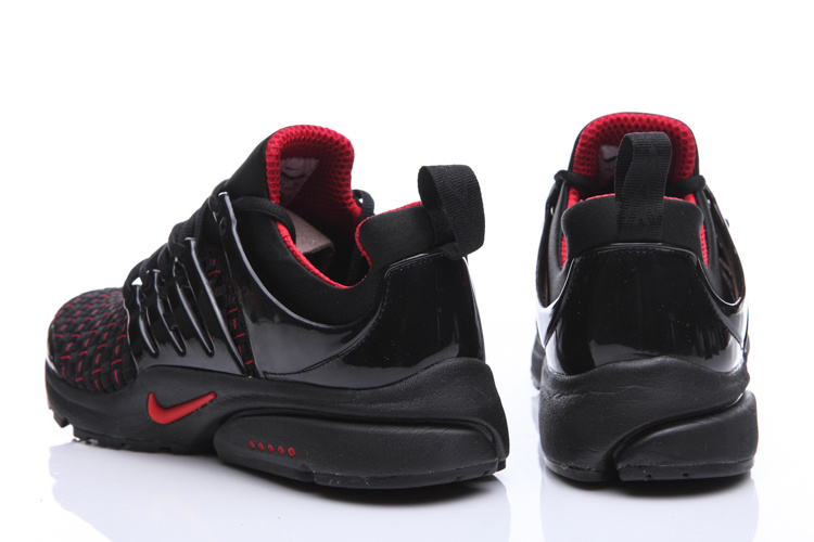 New Nike Air Presto Knit Black Red Sport Shoes - Click Image to Close