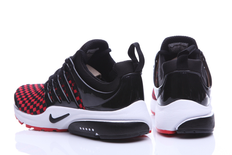 New Nike Air Presto Knit Black Red White Sport Shoes - Click Image to Close
