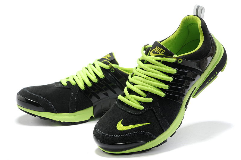New Nike Air Presto Suede Black Green Sport Shoes