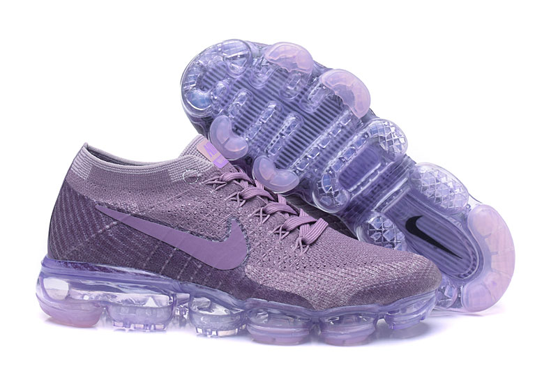 Nike Air VaporMax Flyknit Light Purple Ice Sole Shoes