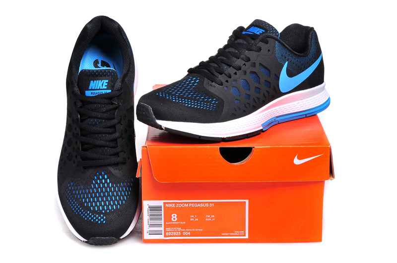 Nike Air Zoom Pegasus 31 Black Blue Running Shoes