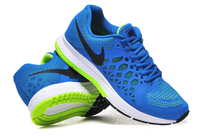 Nike Air Zoom Pegasus 31 Blue White Fluorscent Running Shoes