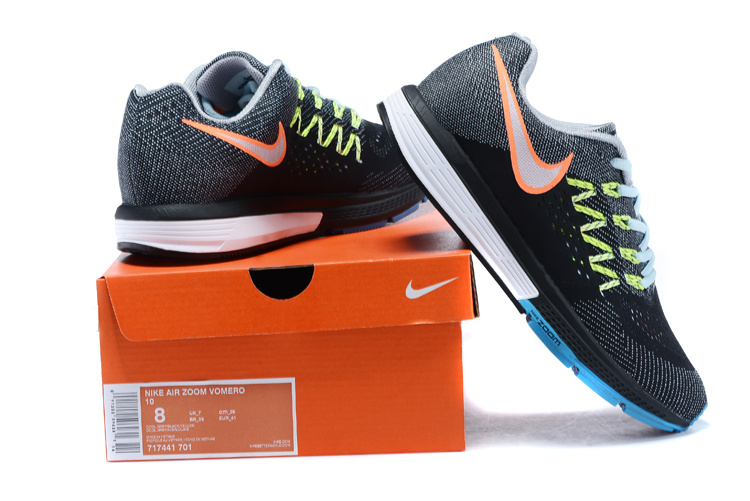 Nike Air Zoom Vomero 10 Black Green Blue White Shoes