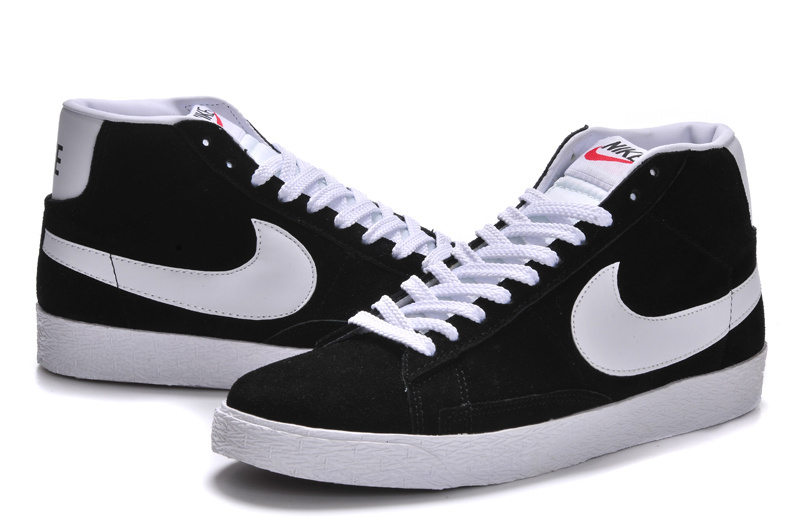 Nike Blazer 1 High Black White Shoes