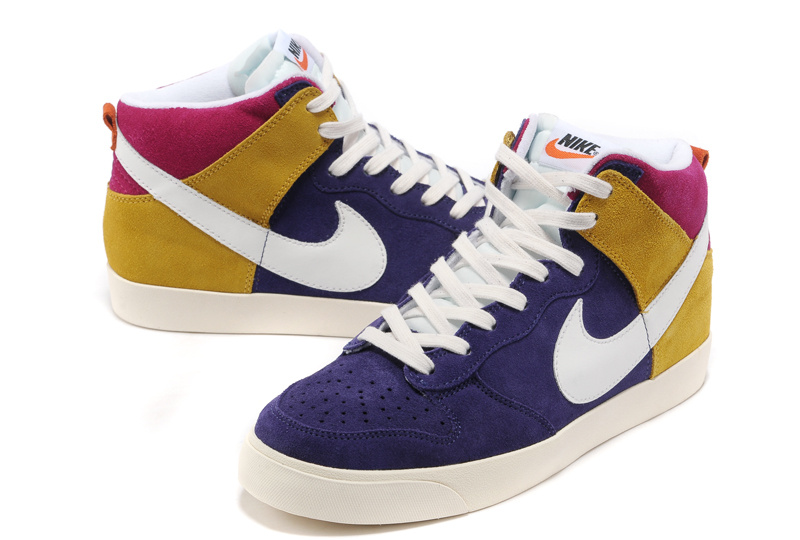 Nike Blazer 1 High Blue Yellow White Shoes