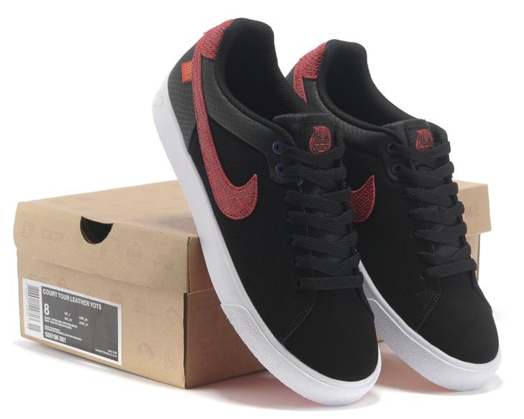Nike Blazer 1972 Low Black Red Shoes - Click Image to Close