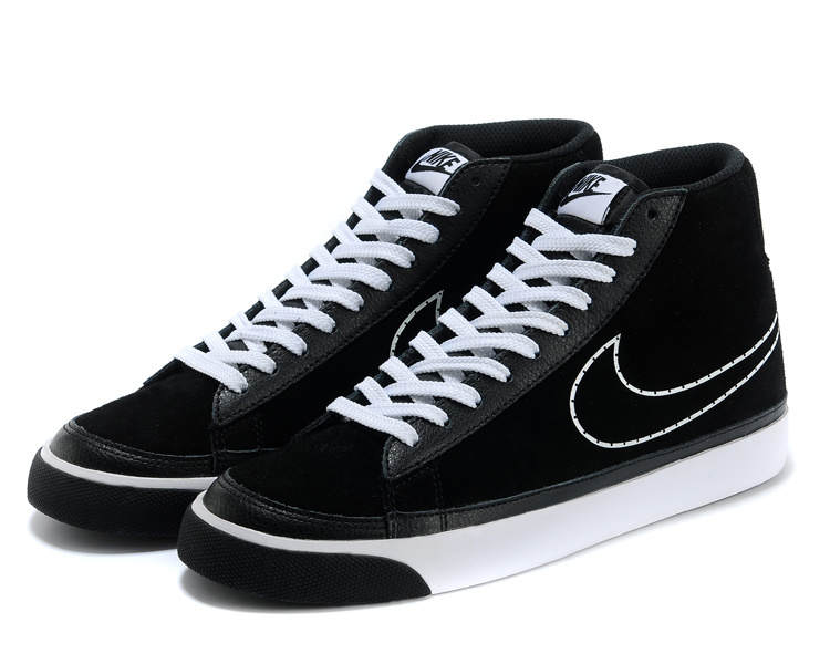 Nike Blazer 2 High Black White Shoes