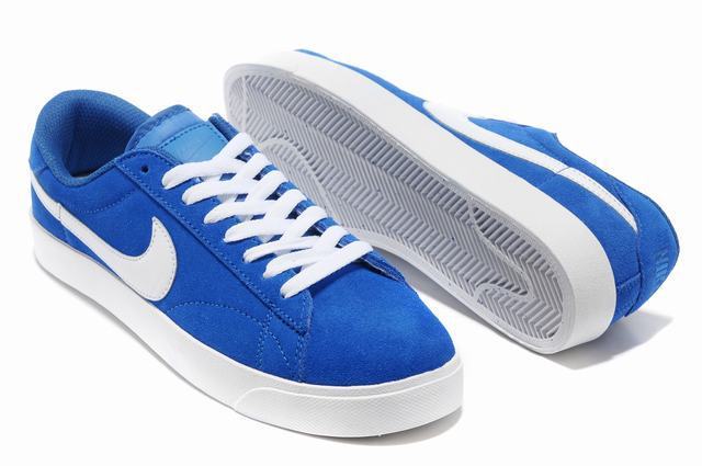 Nike Blazer 3 Low Blue White Men's Shoes - Click Image to Close