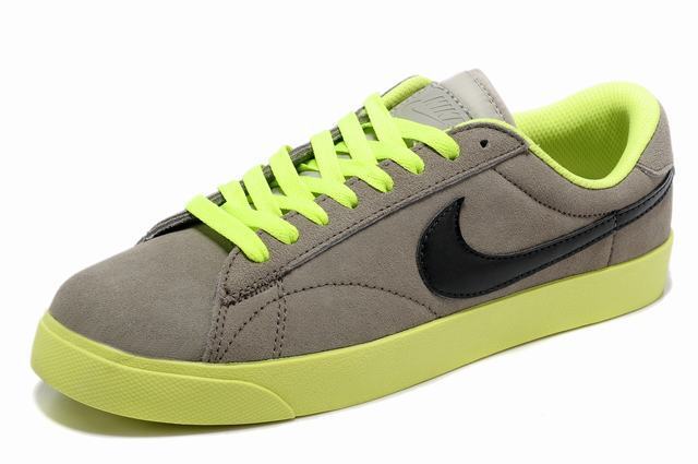 Nike Blazer 3 Low Grey Green Shoes - Click Image to Close