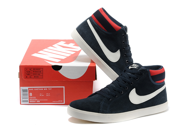 Nike Blazer High Black White Shoes - Click Image to Close