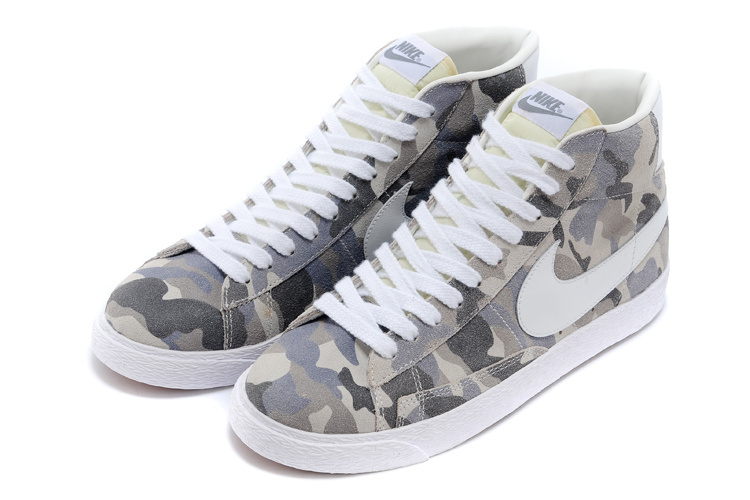 Nike Blazer Mid Grey Camo Women's Shoes