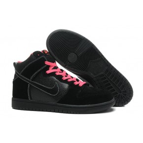 Nike Dunk High SB Black Pink Shoes