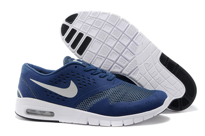 Nike Eric Koston 2 Max Shoes Blue White - Click Image to Close