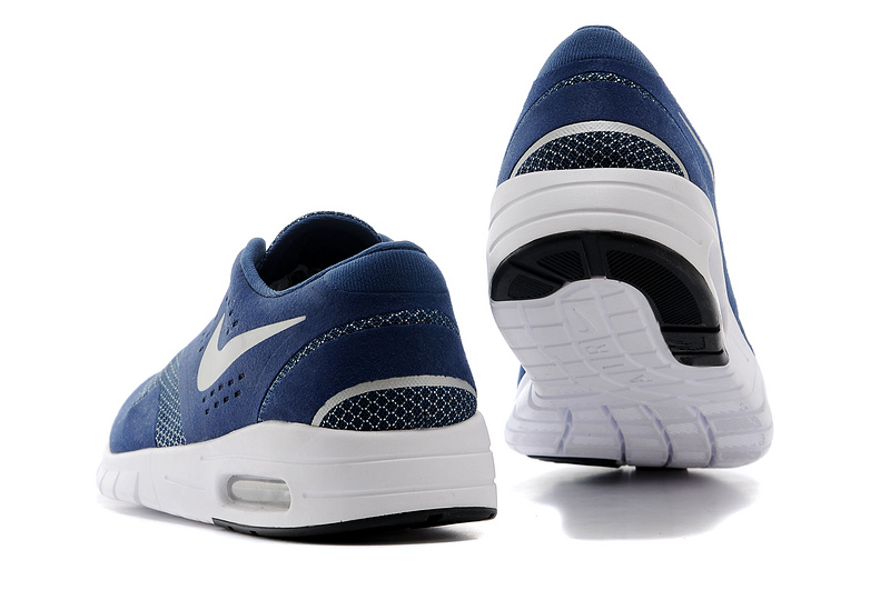 Nike Eric Koston 2 Max Shoes Blue White - Click Image to Close