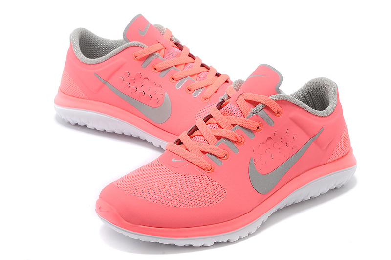 Nike FS Lite Run Shoes Light Orange Grey For Women