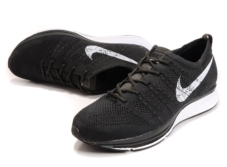 Nike Flyknit Trainer All Black Shoes - Click Image to Close