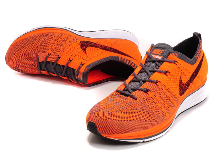 Nike Flyknit Trainer Orange Shoes - Click Image to Close