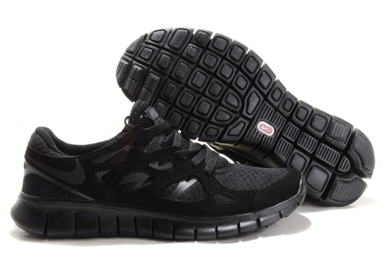 Nike Free 2.0 All Black Running Shoes