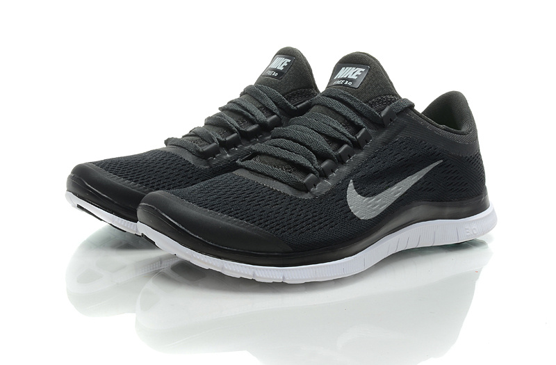 Nike Free 3.0 V5 All Black Shoes - Click Image to Close